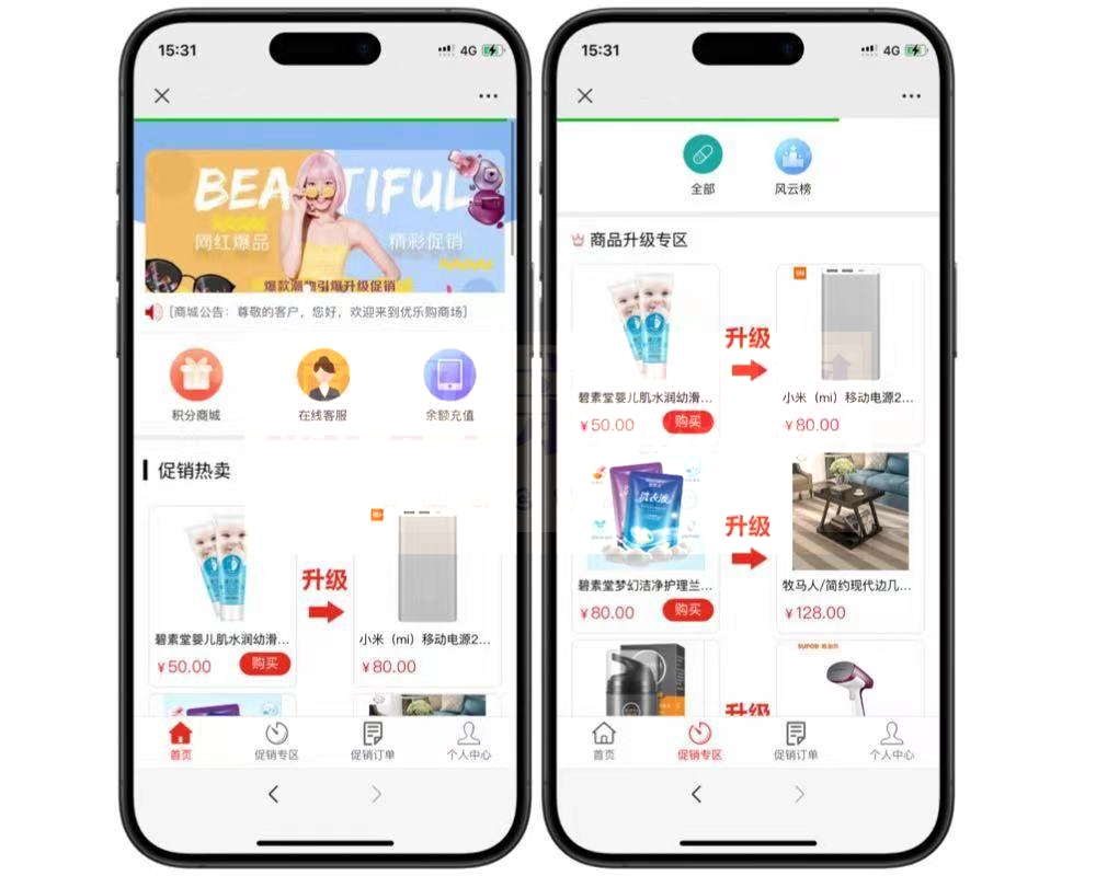 全开源网购积分商城系统后台界面截图