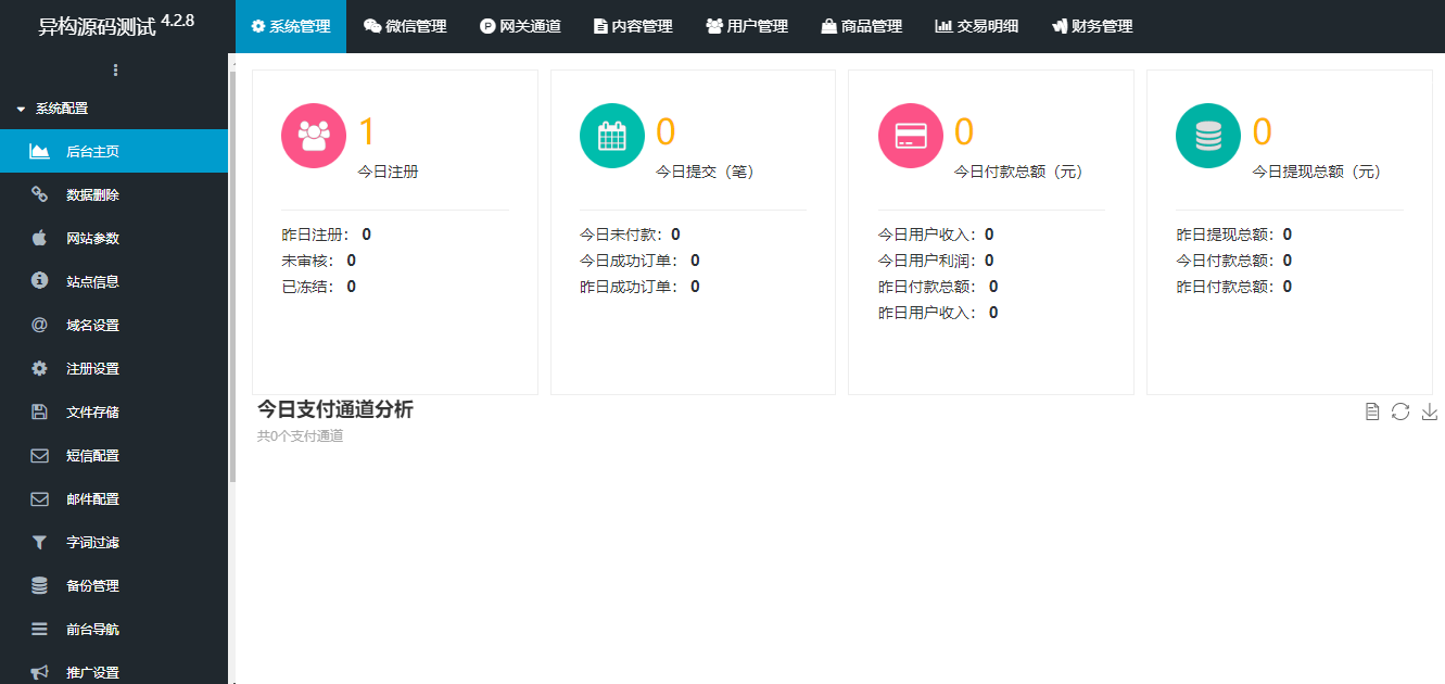企业发卡平台操作示例