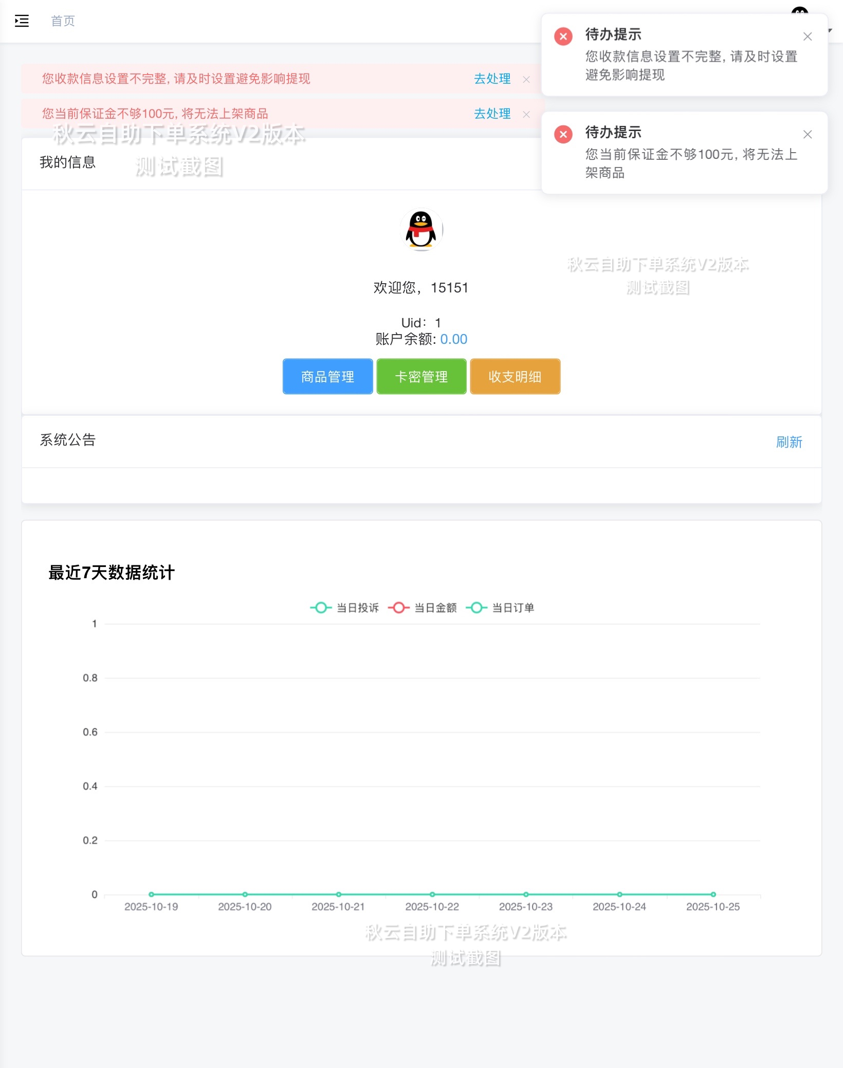订单操作流程展示